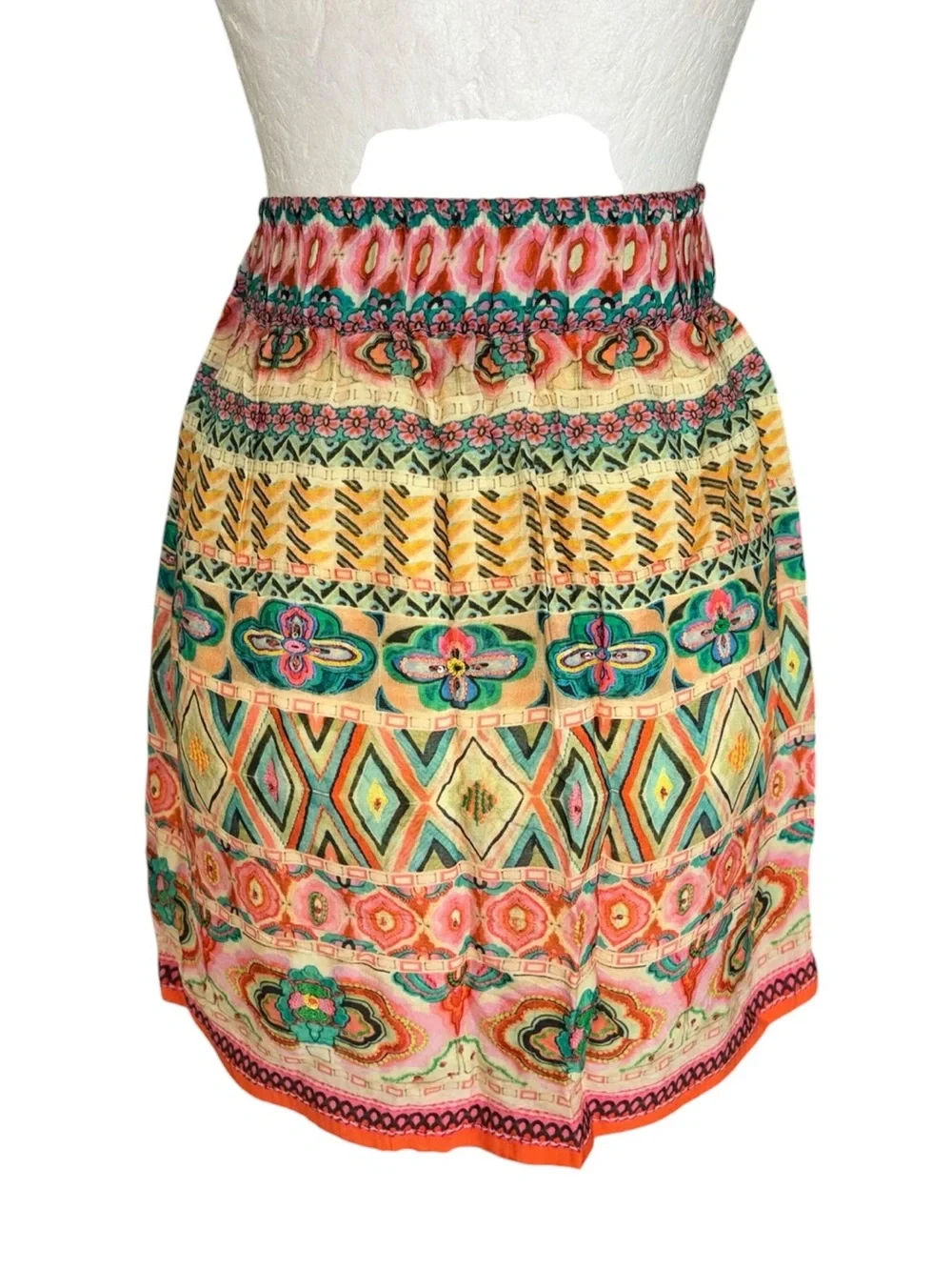 Anthropologie Tanvi Kedia Oroya Echo Embellished Sequin Mini Skirt - XS - Picture 9 of 15